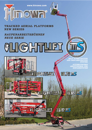 Piattaforme aeree articolate cingolate Hinowa Lightlift 14.72 IIIS