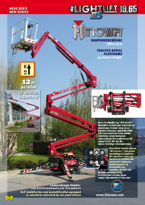 Piattaforme aeree articolate cingolate Hinowa Lightlift 19.65 IIIS