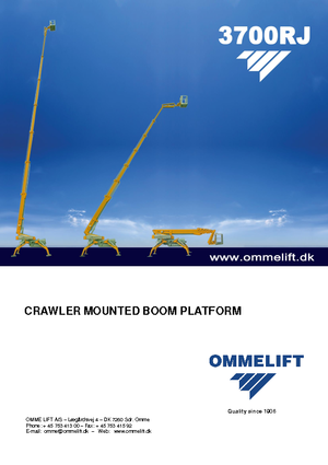 Piattaforme aeree telescopiche cingolate OMMELIFT Omme 3700RBDJ