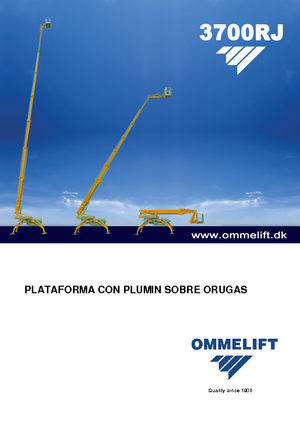 Piattaforme aeree telescopiche cingolate OMMELIFT Omme 3700RBDJ