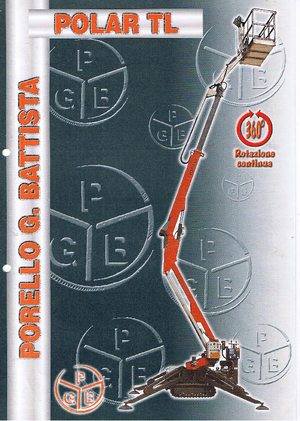 Piattaforme aeree articolate cingolate Porello Polar TL 14,5