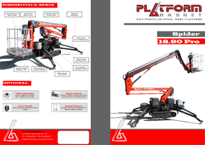 Piattaforme aeree articolate cingolate Basket Spider 18.90 Pro
