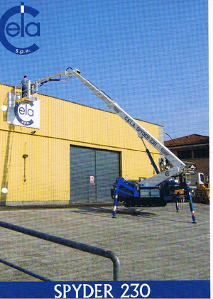 Piattaforme aeree telescopiche cingolate CELA Spyder 230