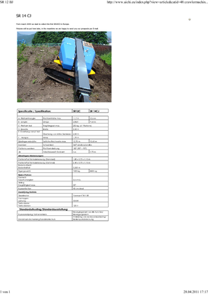 Piattaforme aeree telescopiche cingolate Aichi SR12BJ