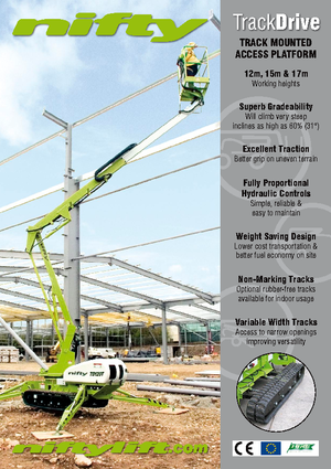 Piattaforme aeree articolate cingolate Niftylift TD 120 TN