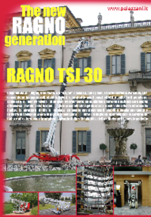 Piattaforme aeree telescopiche cingolate Palazzani TSJ 30