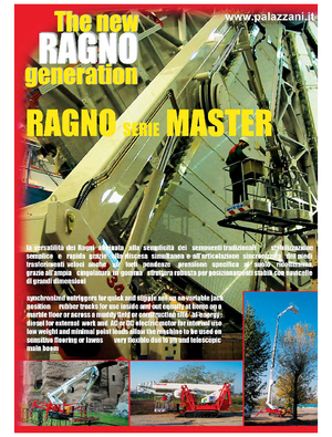 Piattaforme aeree telescopiche cingolate Palazzani TSJ 39