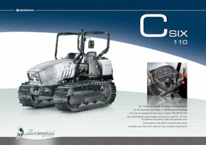 Trattrice agricola cingolati Lamborghini C.110 SIX