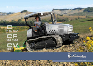 Trattrice agricola cingolati Lamborghini CV.80 C