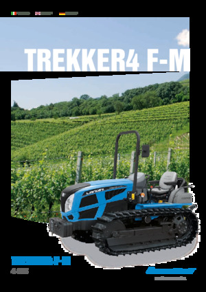 Trattrice agricola cingolati Landini Trekker 4-085 M