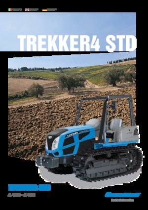 Trattrice agricola cingolati Landini Trekker 4-115 STD 