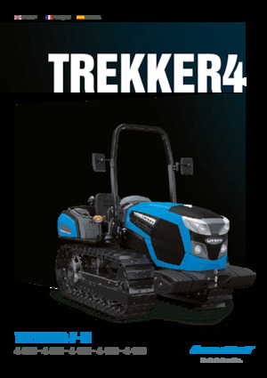 Trattrice agricola cingolati Landini Trekker 4-120 M
