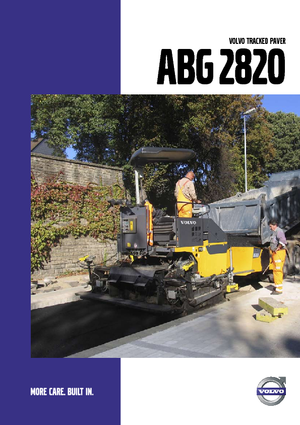 Finitrici stradali cingolate Volvo ABG2820