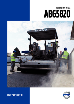 Finitrici stradali cingolate Volvo ABG5820