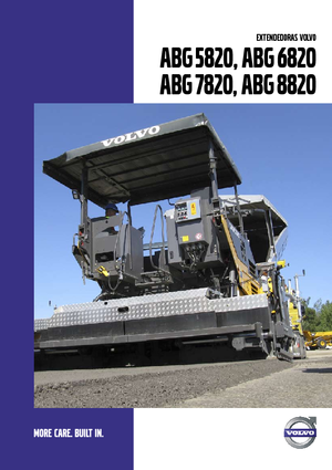 Finitrici stradali cingolate Volvo ABG5820