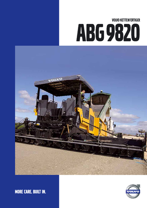 Finitrici stradali cingolate Volvo ABG9820
