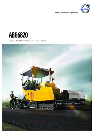 Finitrici stradali cingolate Volvo ABG6820