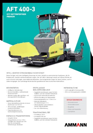 Finitrici stradali cingolate Ammann AFT 400-3
