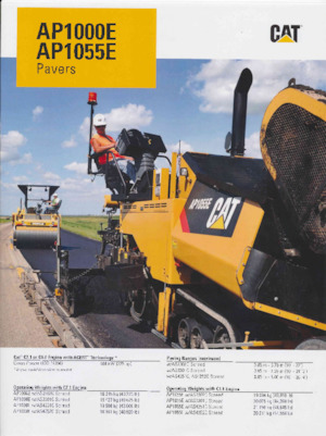 Finitrici stradali cingolate Caterpillar AP1000E