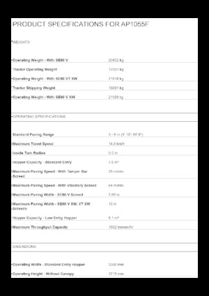 Finitrici stradali cingolate Caterpillar AP1055F