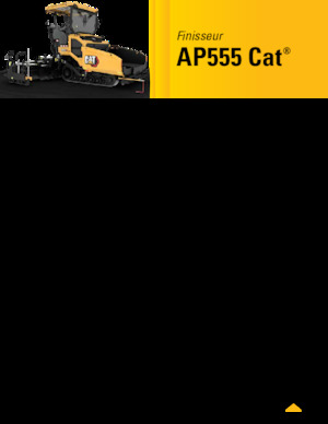 Finitrici stradali cingolate Caterpillar AP555