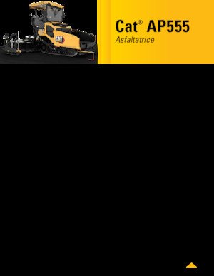 Finitrici stradali cingolate Caterpillar AP555