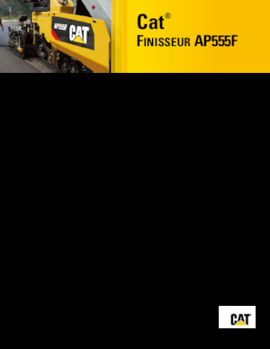 Finitrici stradali cingolate Caterpillar AP555F