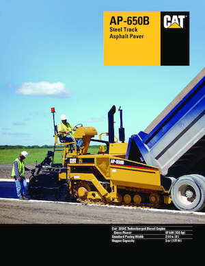 Finitrici stradali cingolate Caterpillar AP650B