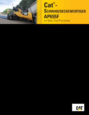 Finitrici stradali cingolate Caterpillar AP655F