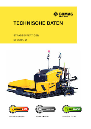 Finitrici stradali cingolate Bomag BF 200 C 2 S 200