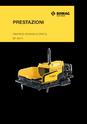 Finitrici stradali cingolate Bomag BF 223 C