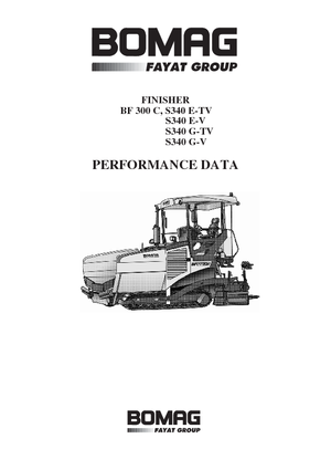 Finitrici stradali cingolate Bomag BF 300 C-S 340-2