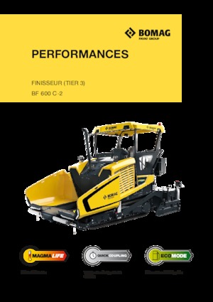 Finitrici stradali cingolate Bomag BF 600 C 2 S 600