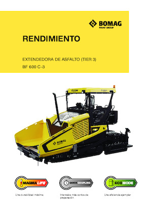 Finitrici stradali cingolate Bomag BF 600 C 3 S 500