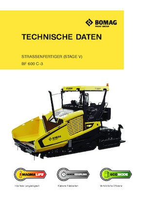 Finitrici stradali cingolate Bomag BF 600 C 3 S 600