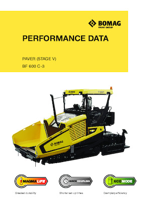 Finitrici stradali cingolate Bomag BF 600 C 3 S 600