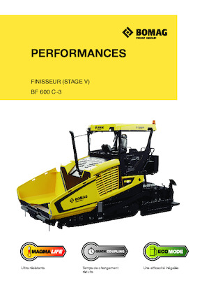 Finitrici stradali cingolate Bomag BF 600 C 3 S 600