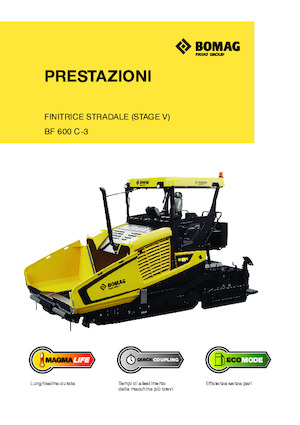 Finitrici stradali cingolate Bomag BF 600 C 3 S 600