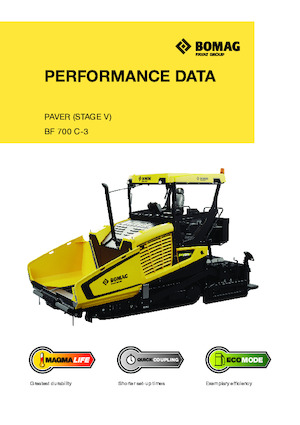 Finitrici stradali cingolate Bomag BF 700 C 3 S 500