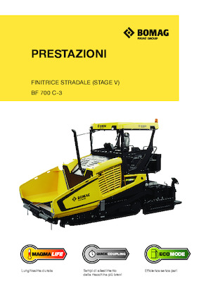 Finitrici stradali cingolate Bomag BF 700 C 3 S 500