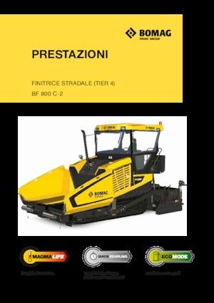Finitrici stradali cingolate Bomag BF 800 C 2 S 600