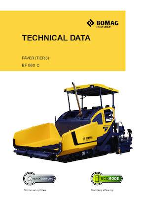 Finitrici stradali cingolate Bomag BF 880 C