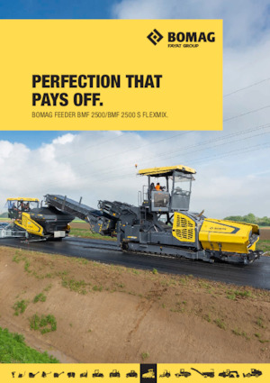 Finitrici stradali cingolate Bomag BMF 2500 S FLEXMIX