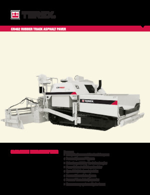 Finitrici stradali cingolate Terex CR462