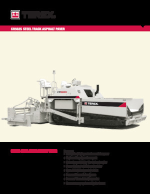 Finitrici stradali cingolate Terex CR562S