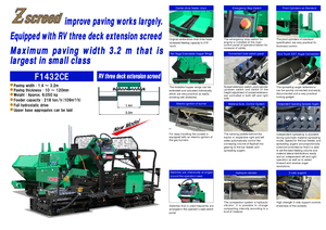 Finitrici stradali cingolate Hanta F 1432 CE