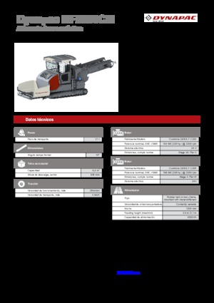 Finitrici stradali cingolate Dynapac MF2500CM