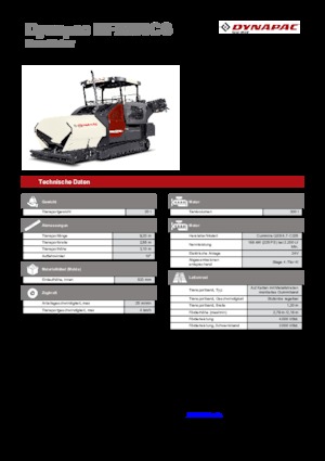 Finitrici stradali cingolate Dynapac MF2500CS