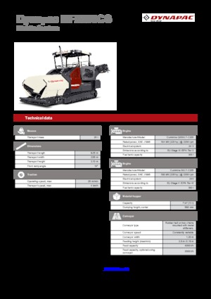 Finitrici stradali cingolate Dynapac MF2500CS