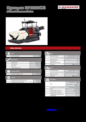 Finitrici stradali cingolate Dynapac MF2500CS